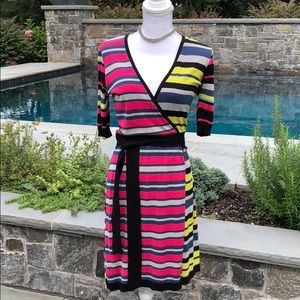 BCBG Max Azria Faux Wrap Dress